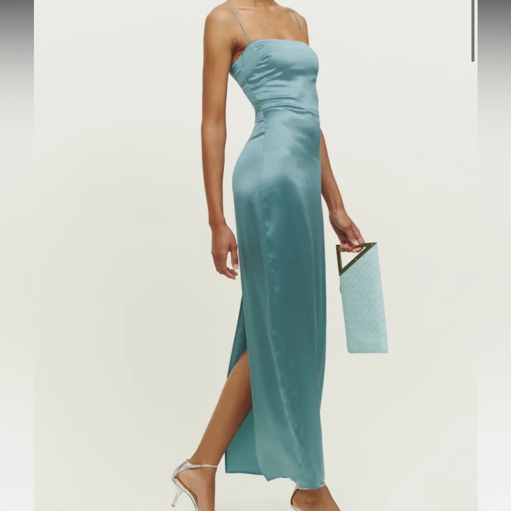 Reformation Frankie silk Dress